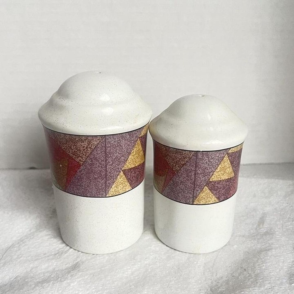 Studio Nova Palm Desert Southwestern Geometric Salt & Pepper Shaker Set